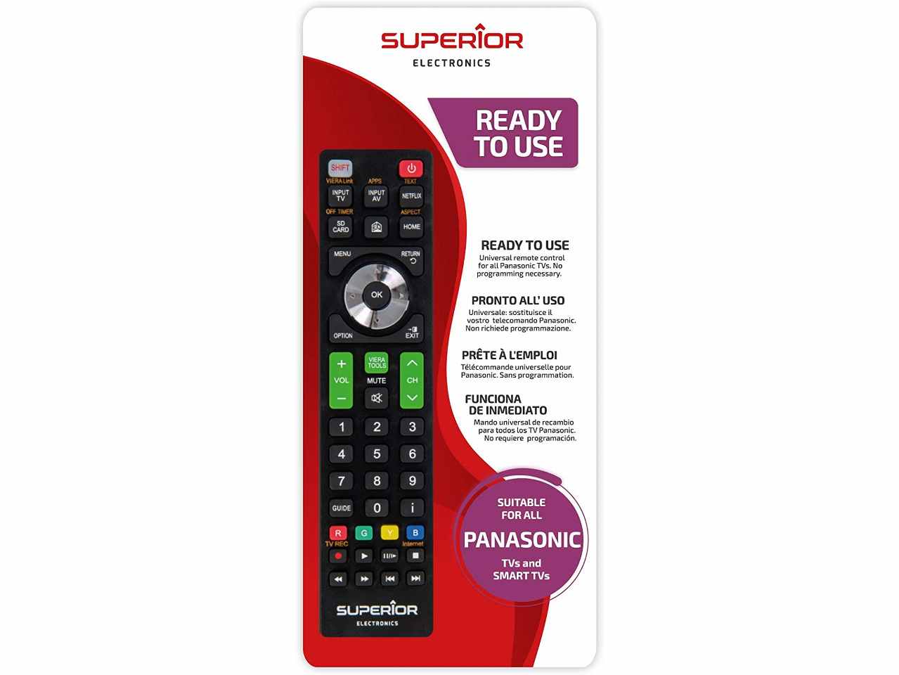 Telecomando tv pre-programmmato panasonic 94930
