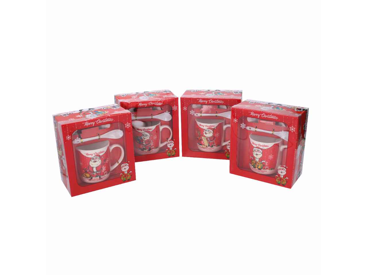 Tazza ceramica babbo natale assortiti cm 16,5x18x9,5