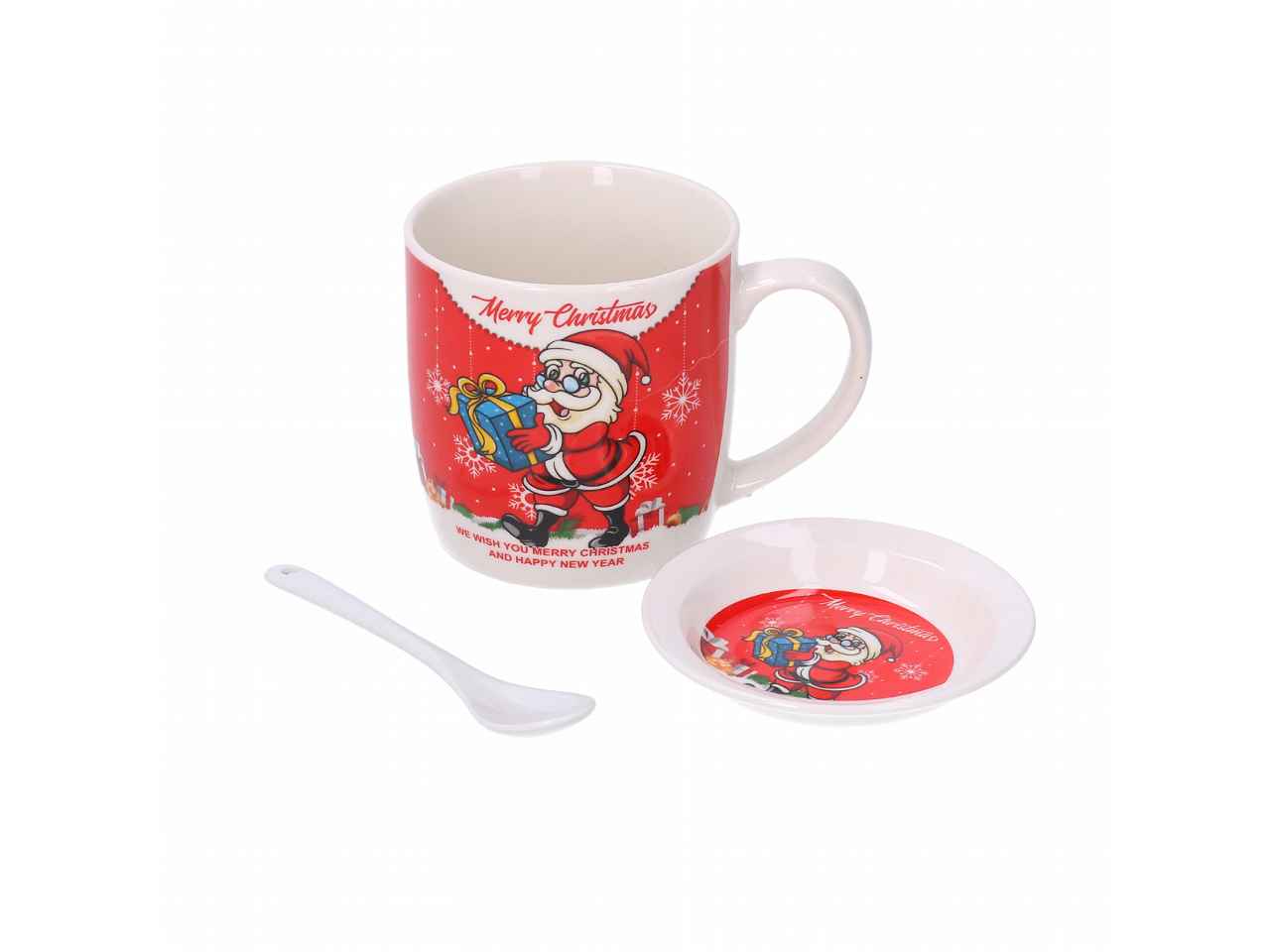 Tazza ceramica babbo natale assortiti cm 16,5x18x9,5