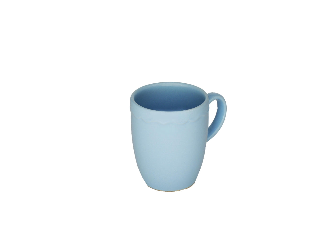 Tazza mug juliet colore azzurro pastello d.8xh.10cm
