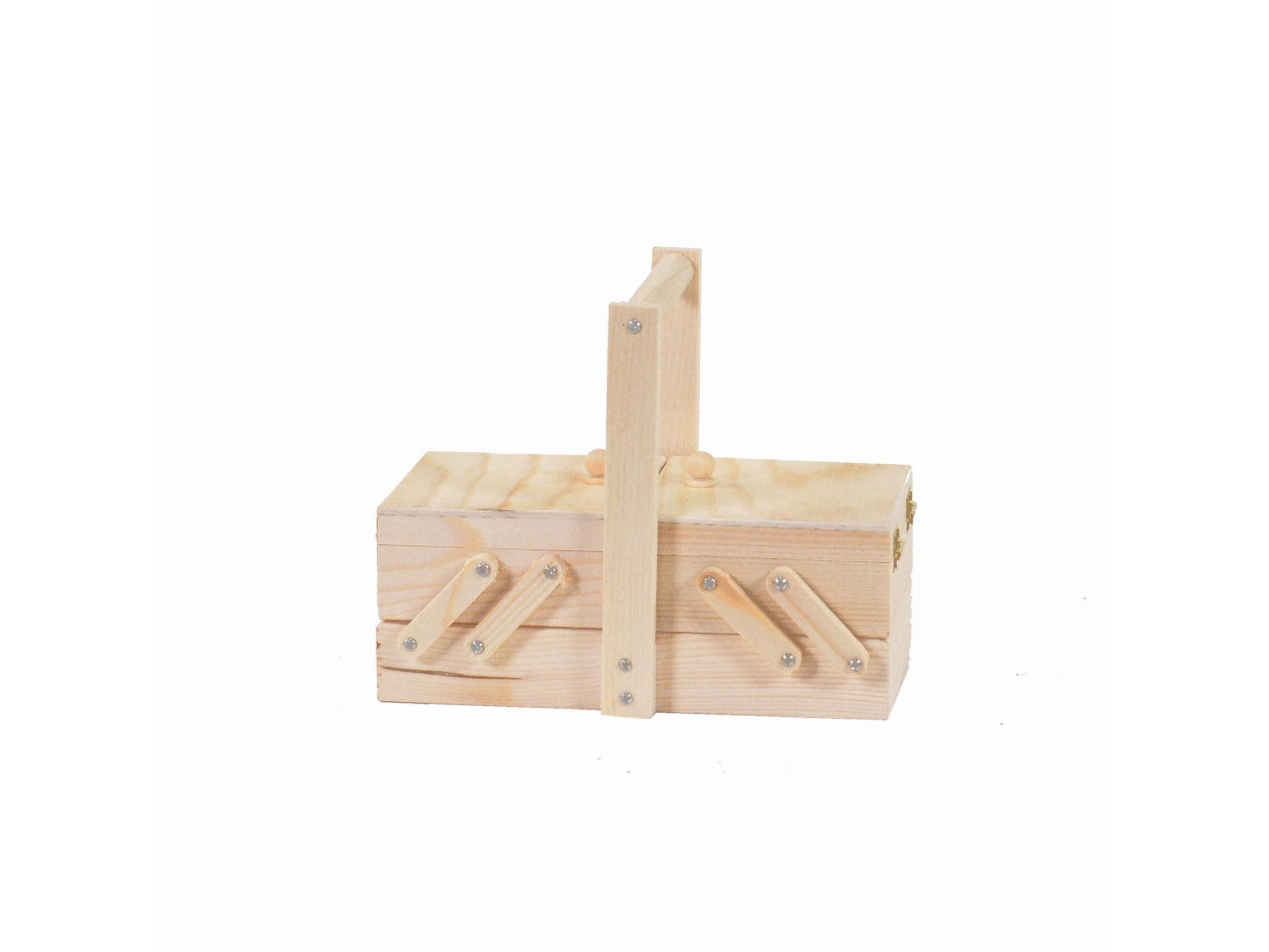 Portalavoro in legno naturale rettangolare 20x11,5h.16cm