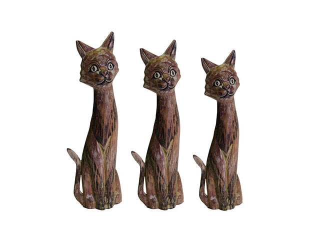 Gatto legno 3 pezzi m.color 1862130000