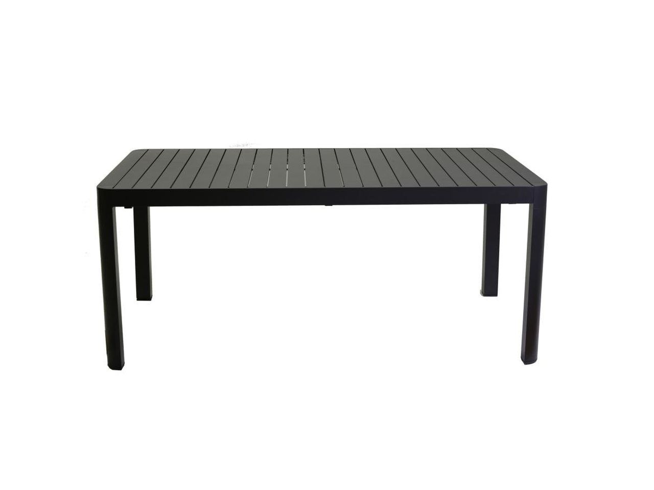 Tavolo in alluminio cleveland antracite allungabile rettangolare 180/240x100h75cm