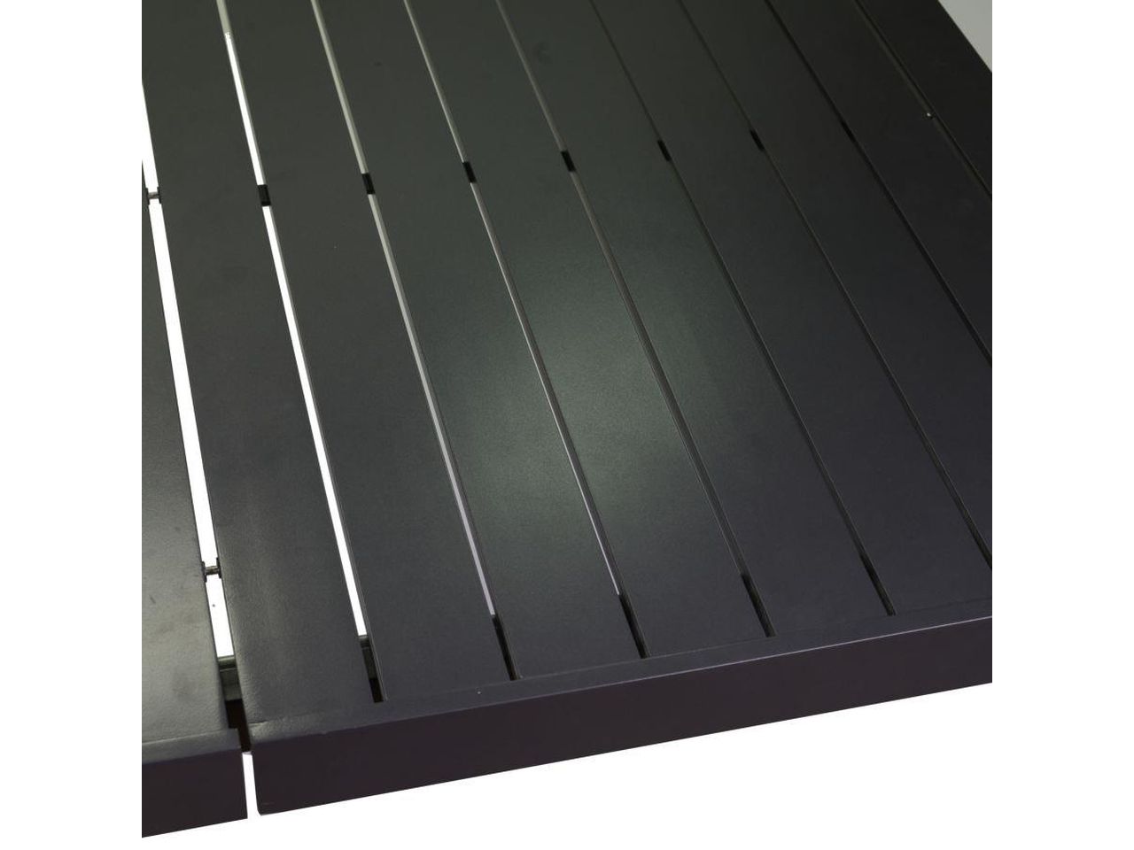 Tavolo in alluminio cleveland antracite allungabile rettangolare 180/240x100h75cm