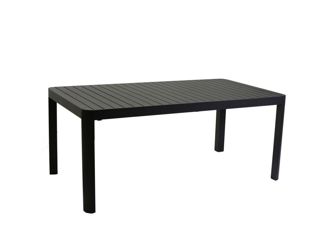 Tavolo in alluminio cleveland antracite allungabile rettangolare 180/240x100h75cm