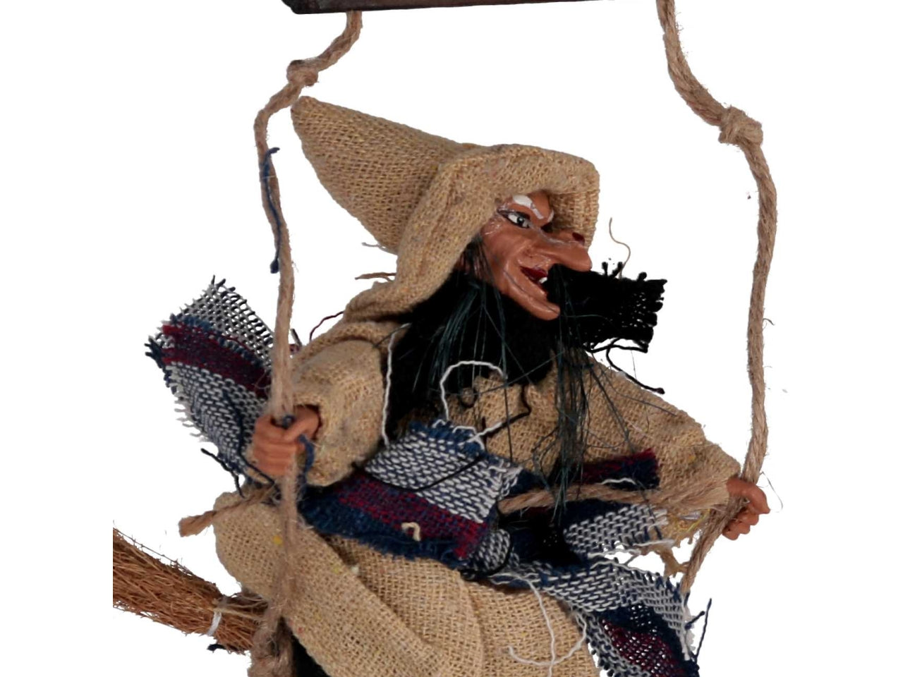 Befana su altalena misura 18x8xh.15cm assortita