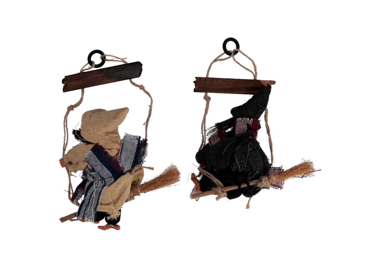 Befana su altalena misura 18x8xh.15cm assortita