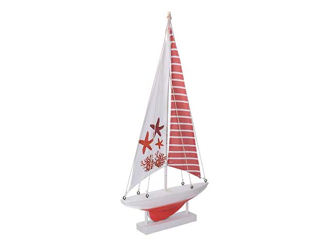 Barca legno c/stelle marine 5127660000
