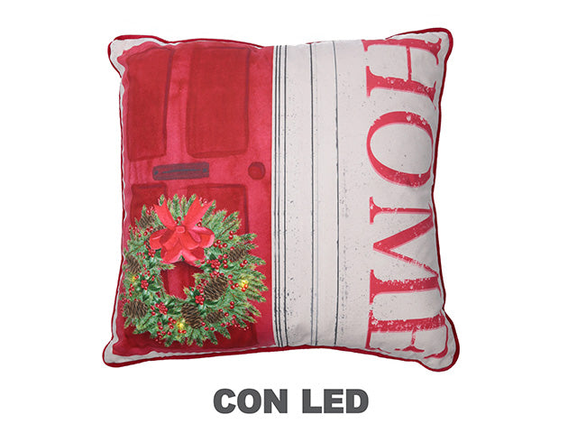 Cuscino ghirlanda rosso40x40 6142430000