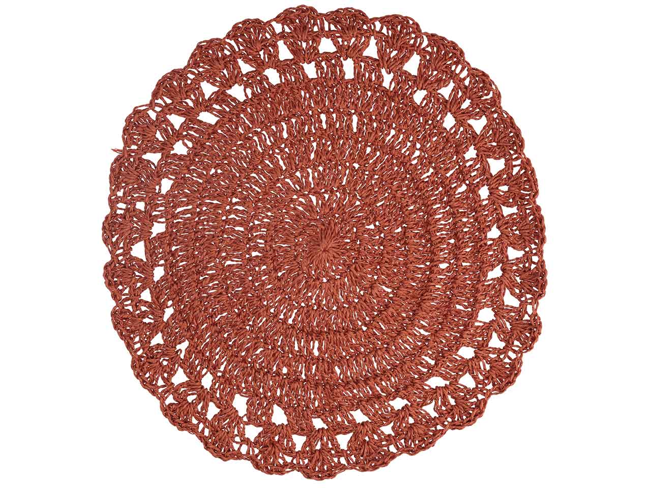 Tovaglietta c/ricamo marrone 38cm1306250000