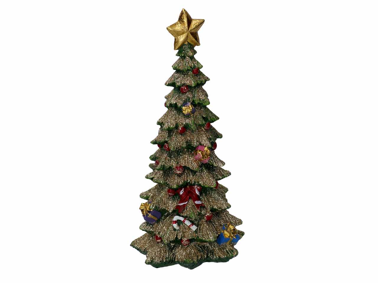 Albero resina verde cm11,5x25