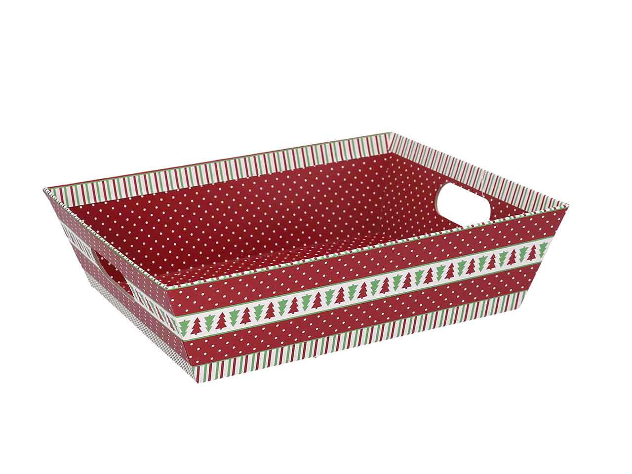 Cesta alberi rosso 38x23xh7 9376040000