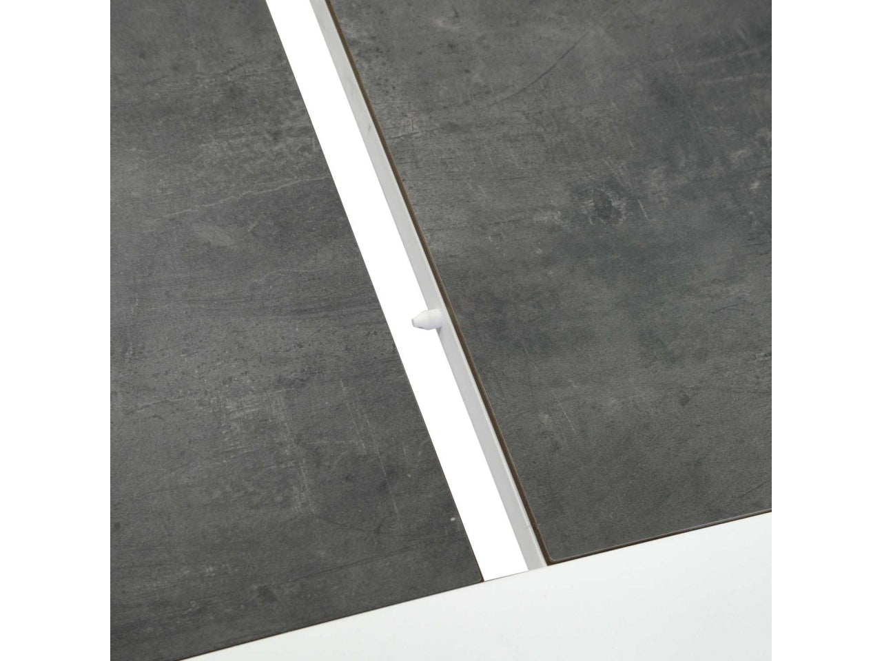 Tavolo alluminio allungabile riverside bianco hpl 200/300,5x104xh.76cm