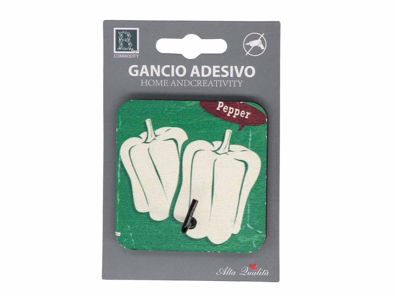 Appendino verdura in legno 1 posto assortiti cm6,4x1x6,4