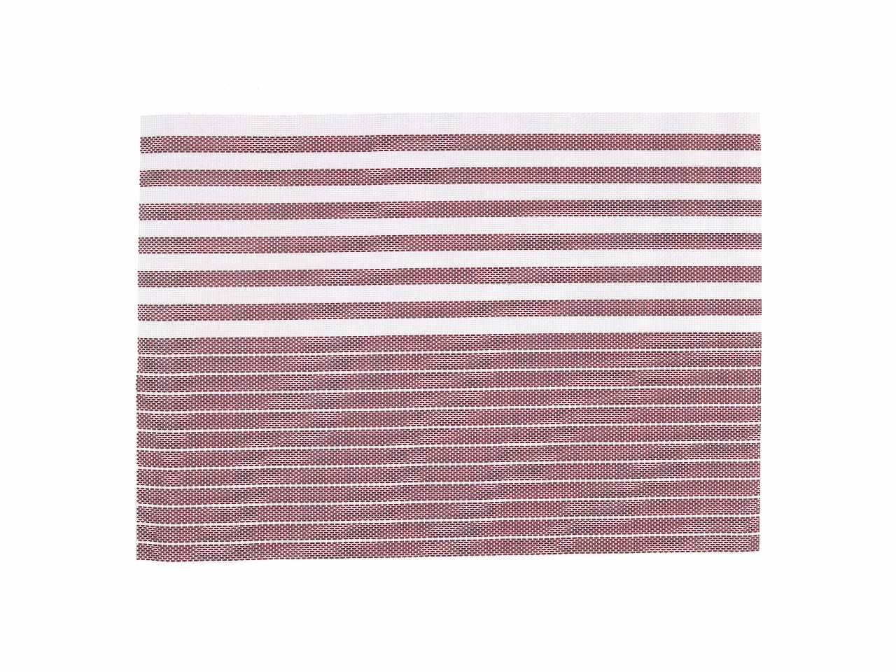 Tovaglietta in plastica confezione da 4 pezzi assortiti con disegno righe 45x30cm
