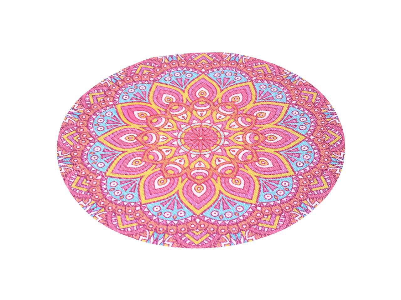 Tovaglietta in plastica rotonda con 4 fantasie assortite d.38cm