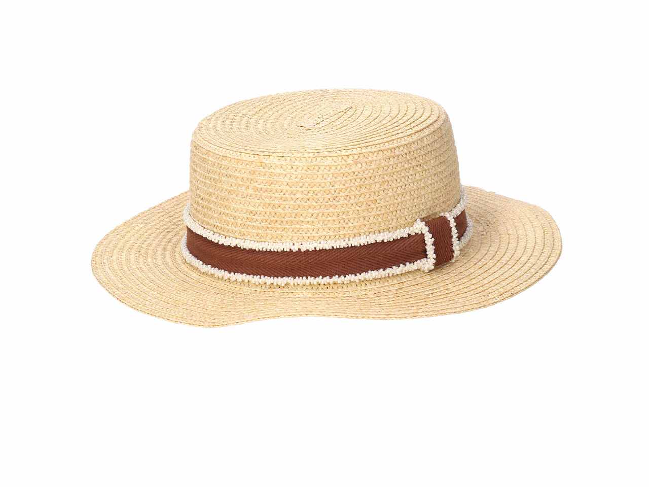 Cappello per donna d.56x58cm con perline in 3 colori assortiti