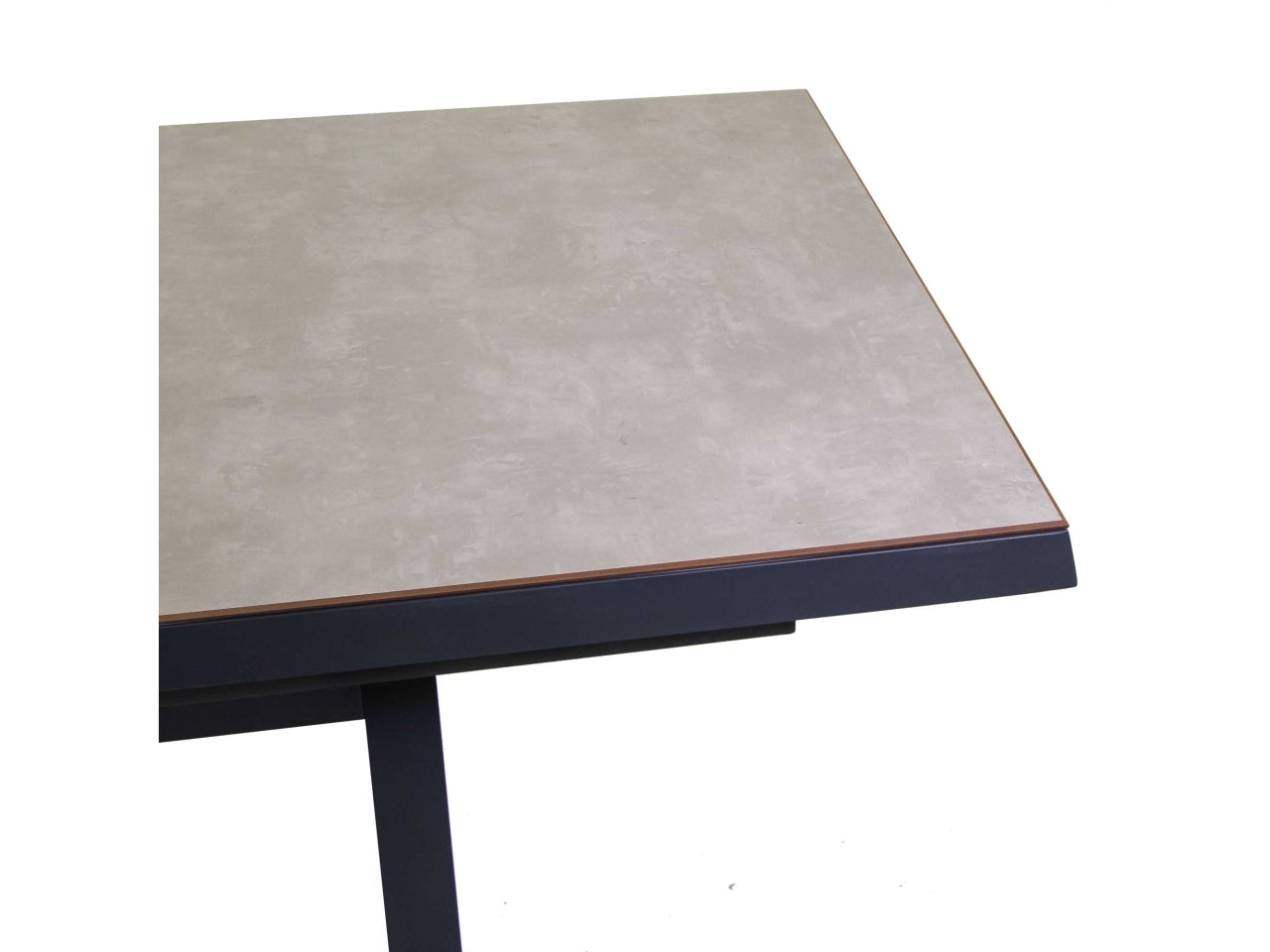 Tavolo in alluminio riverside allungabile colore antracite 243/303x102xh.77cm