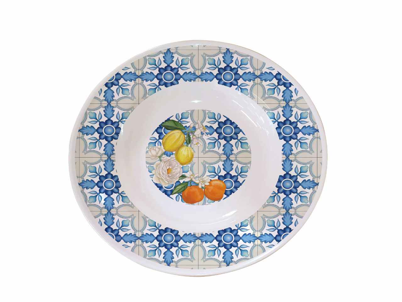 L.mediterranean piatto fondo 23cm me-1645-2052