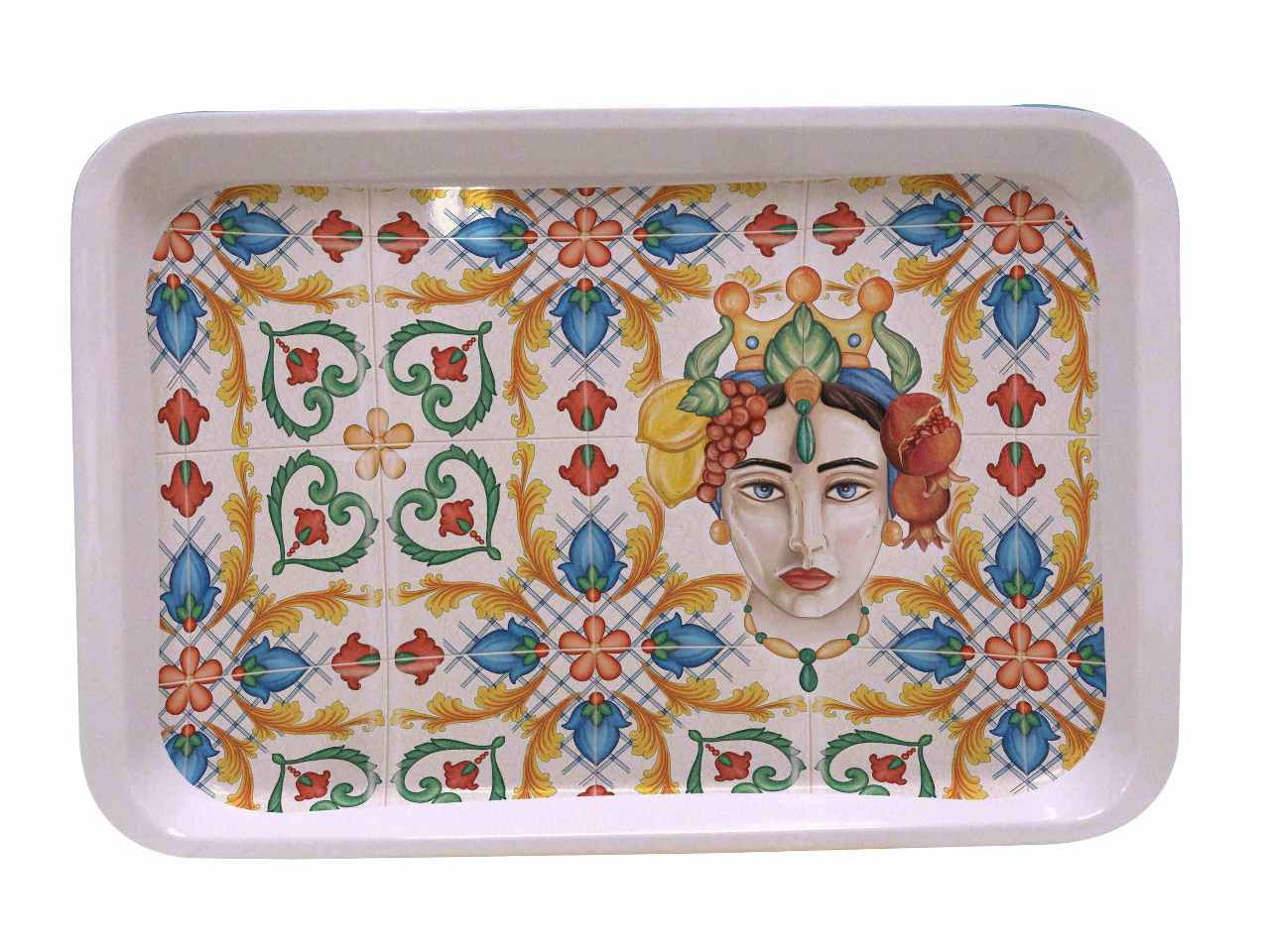 L.caltagirone vassoio 30x19cm me-1645-2135