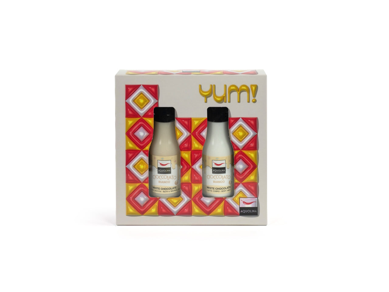 Yum! - cioccolato bianco bagno doccia 125 ml + latte corpo 125 ml