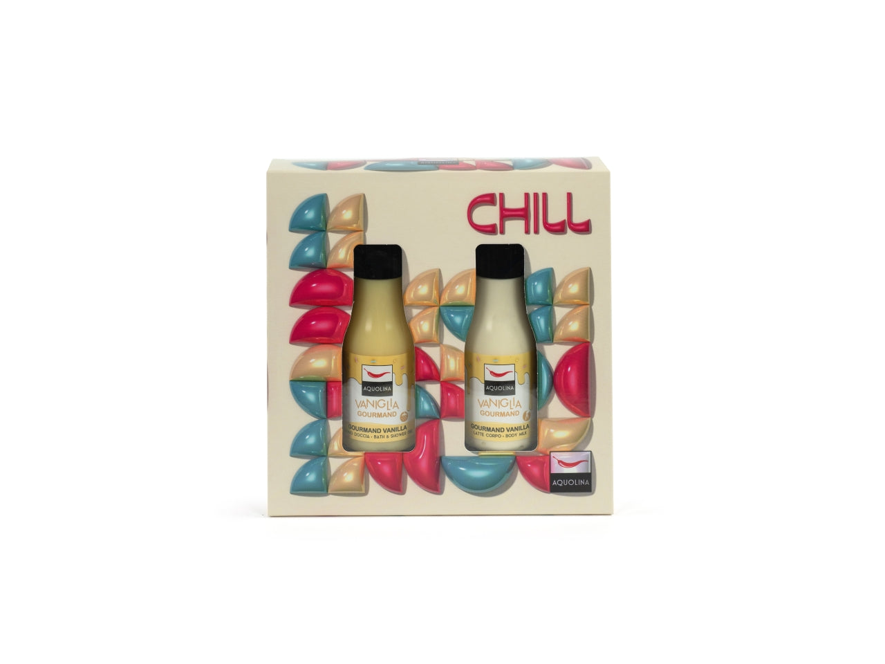Chill - vaniglia gourmand bagno doccia 125 ml + latte corpo 125 ml