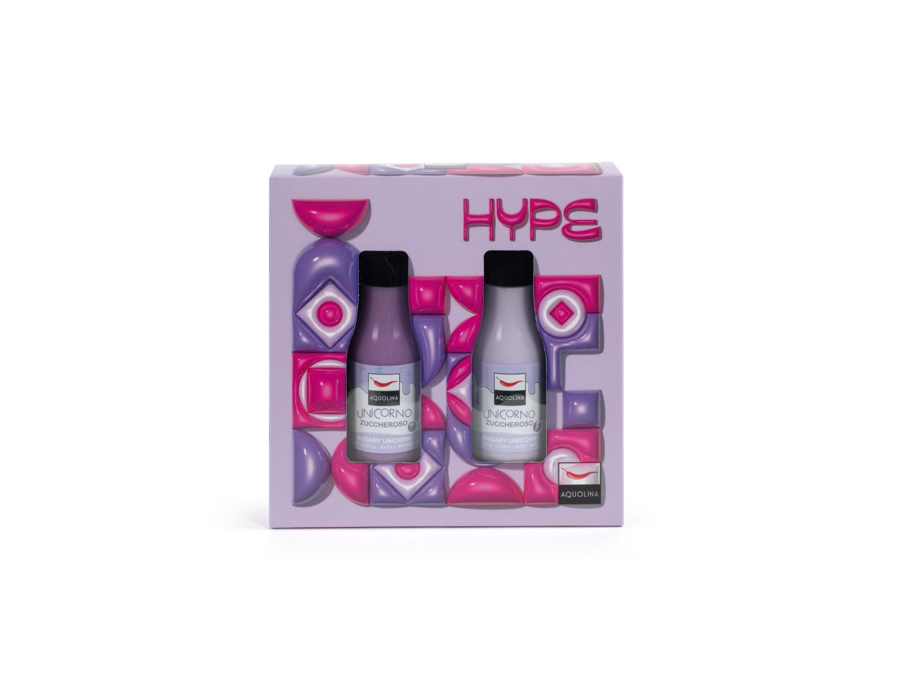 Hype - unicorno zuccheroso bagno doccia 125 ml + latte corpo 125 ml