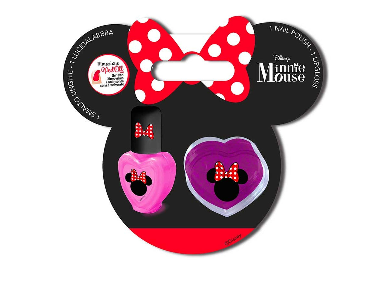 Smalto e lucida labbra Minnie rosa - Coriex
