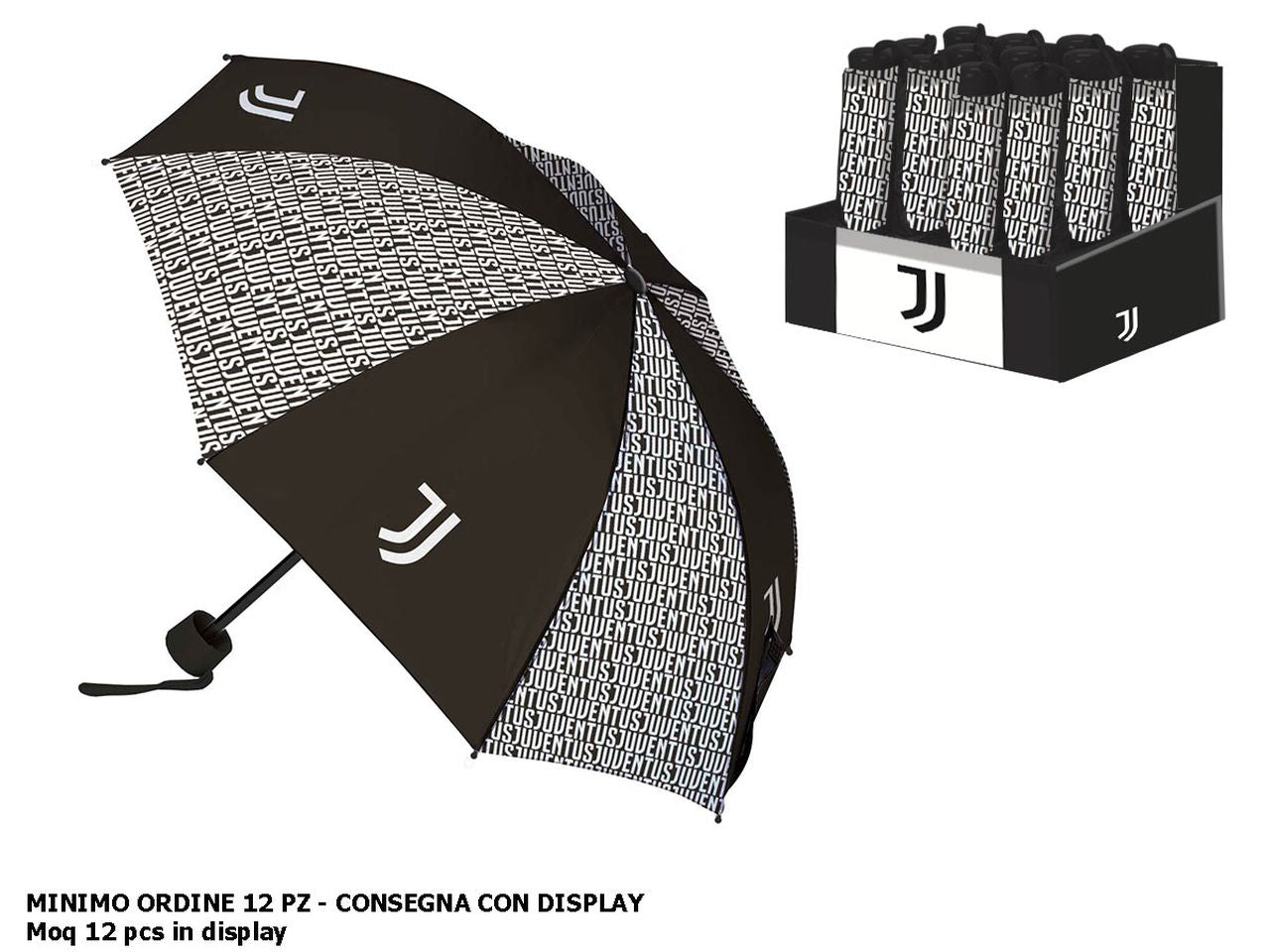 Ombrello pieghevole 52/8 juventus