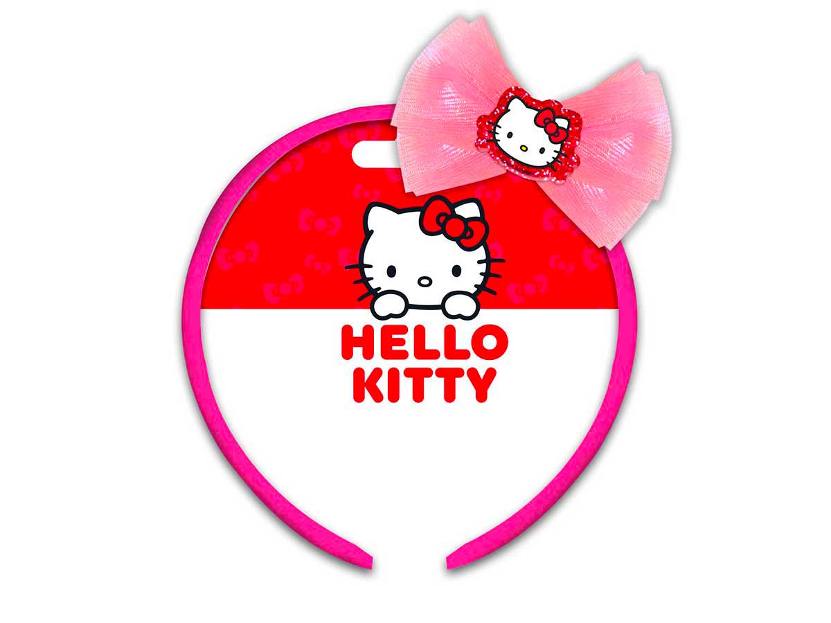 Hello kitty cerchietto fiocco
