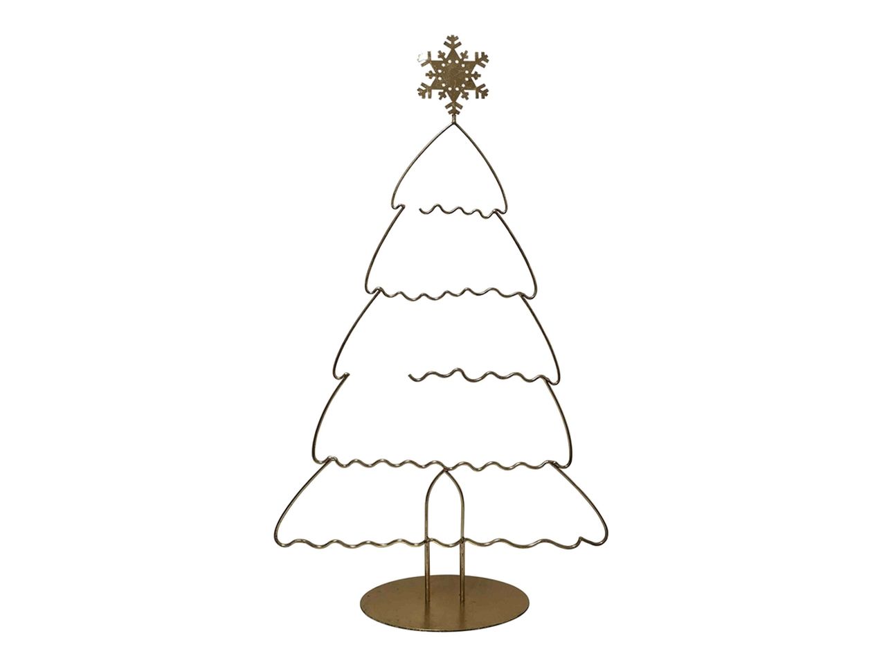 Albero colore oro misura h.149cm in metallo