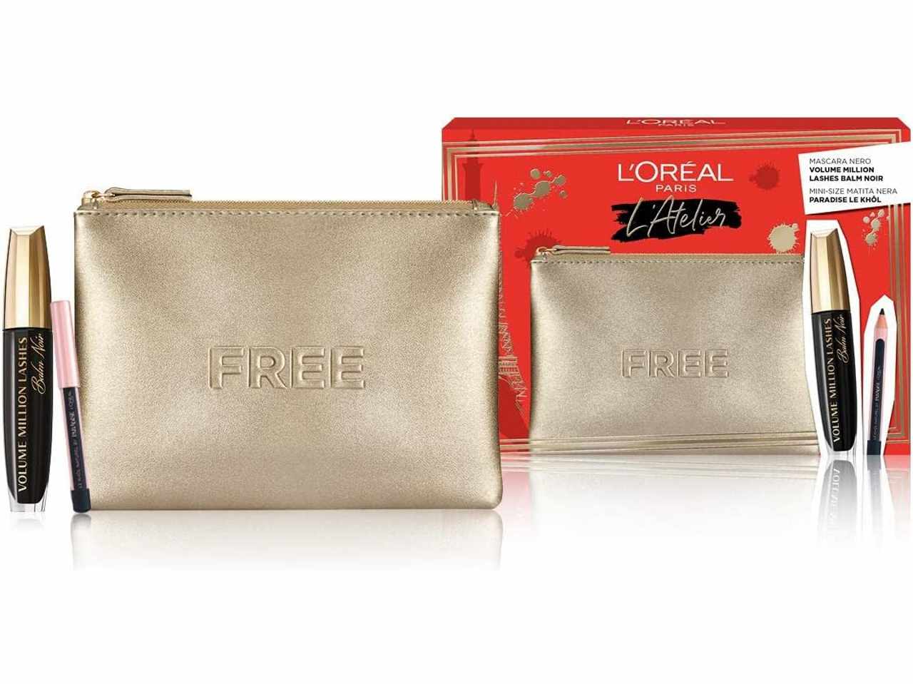 L'oreal paris pochette balm noir natalizia