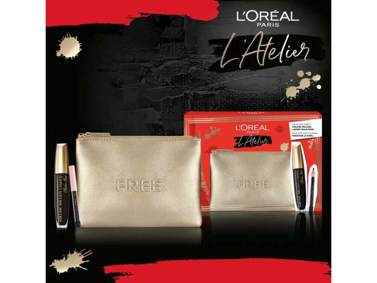 L'oreal paris pochette balm noir natalizia