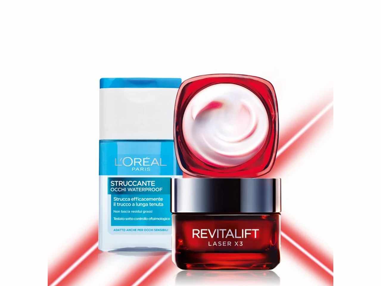 L'oreal paris pochette natalizia laser rughe