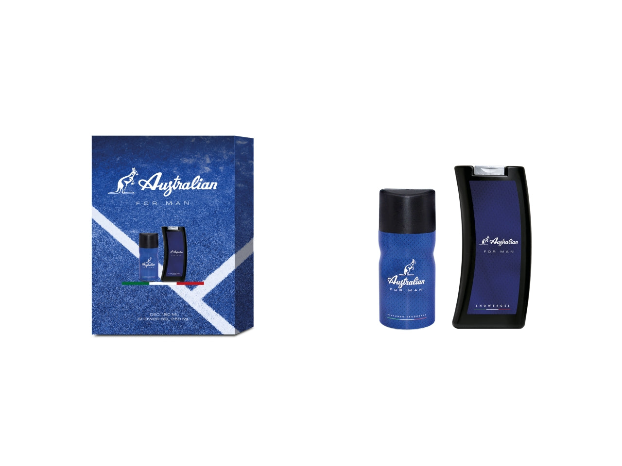 Australian blu deo + shower