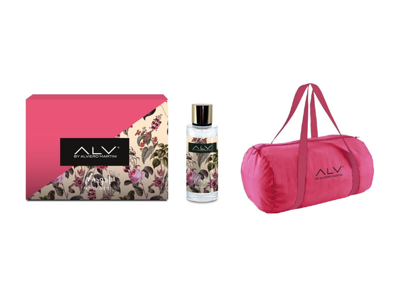 Alviero martini parfum d'ete' margot 200ml nudo + borsone