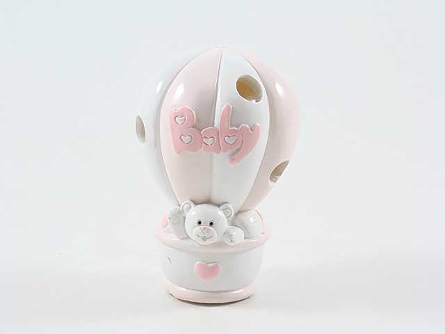Mongolfiera c/led bimba 12cm rb443/g