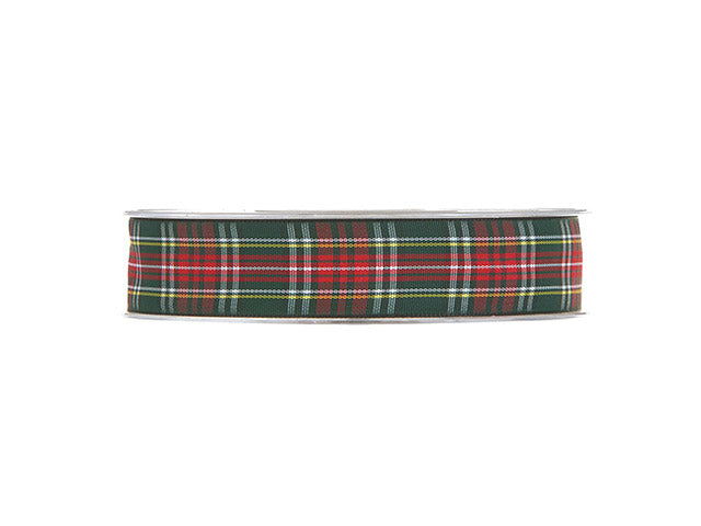 Nastro tartan 1,2x20mt verde/rosso