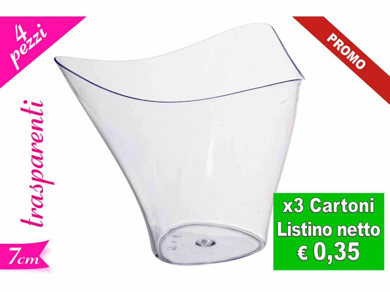 Coppetta triangolare 4 pezzi 705755
