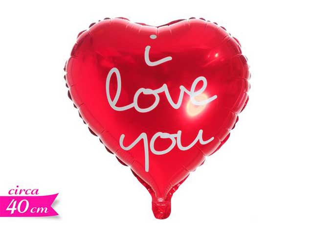 Palloncino cuore 40cm 755085