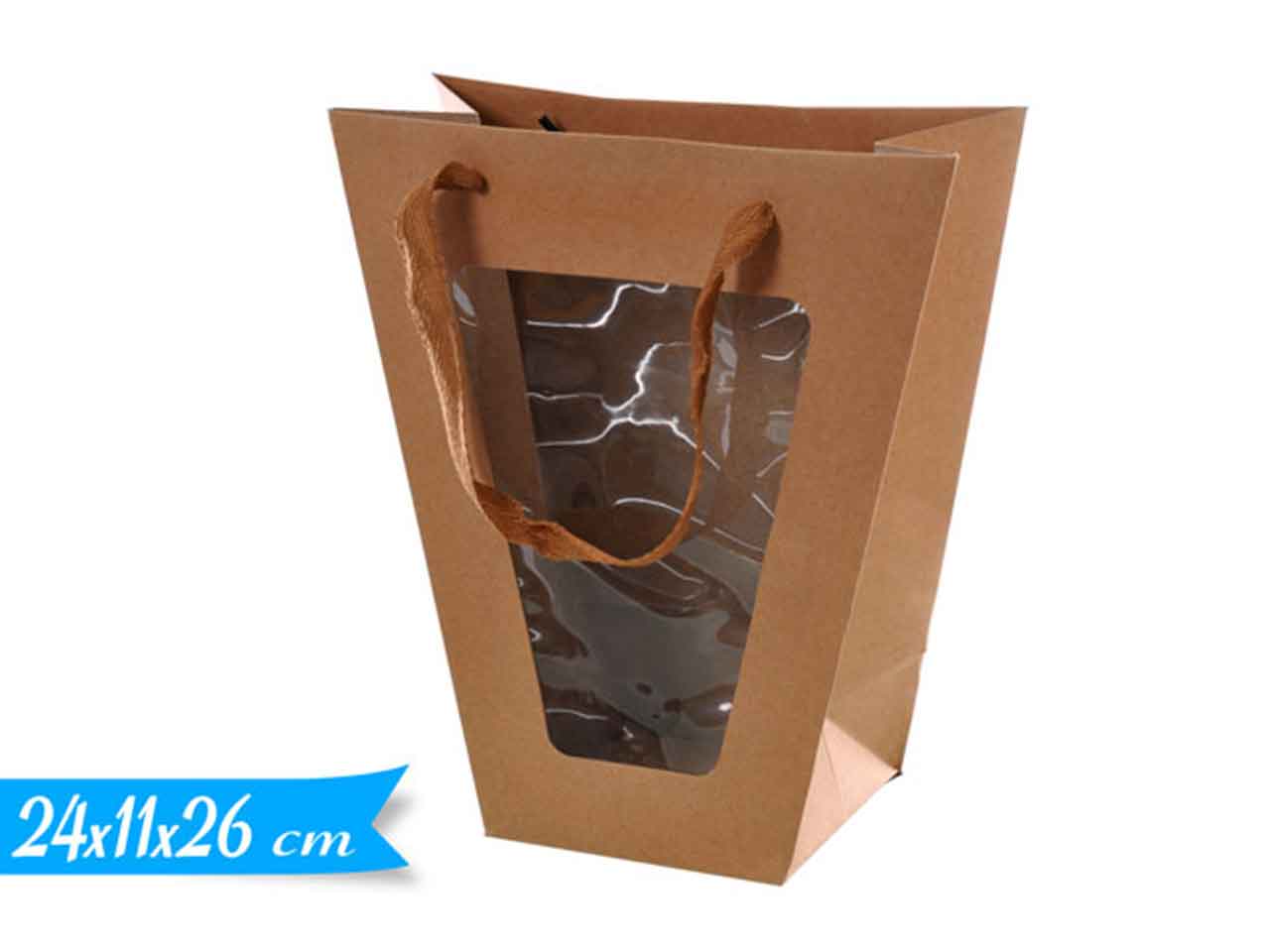 Busta misura 24x26x11cm kraft