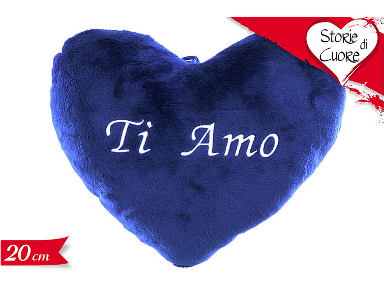 Cuscino cuore ti amo 20cm 557816