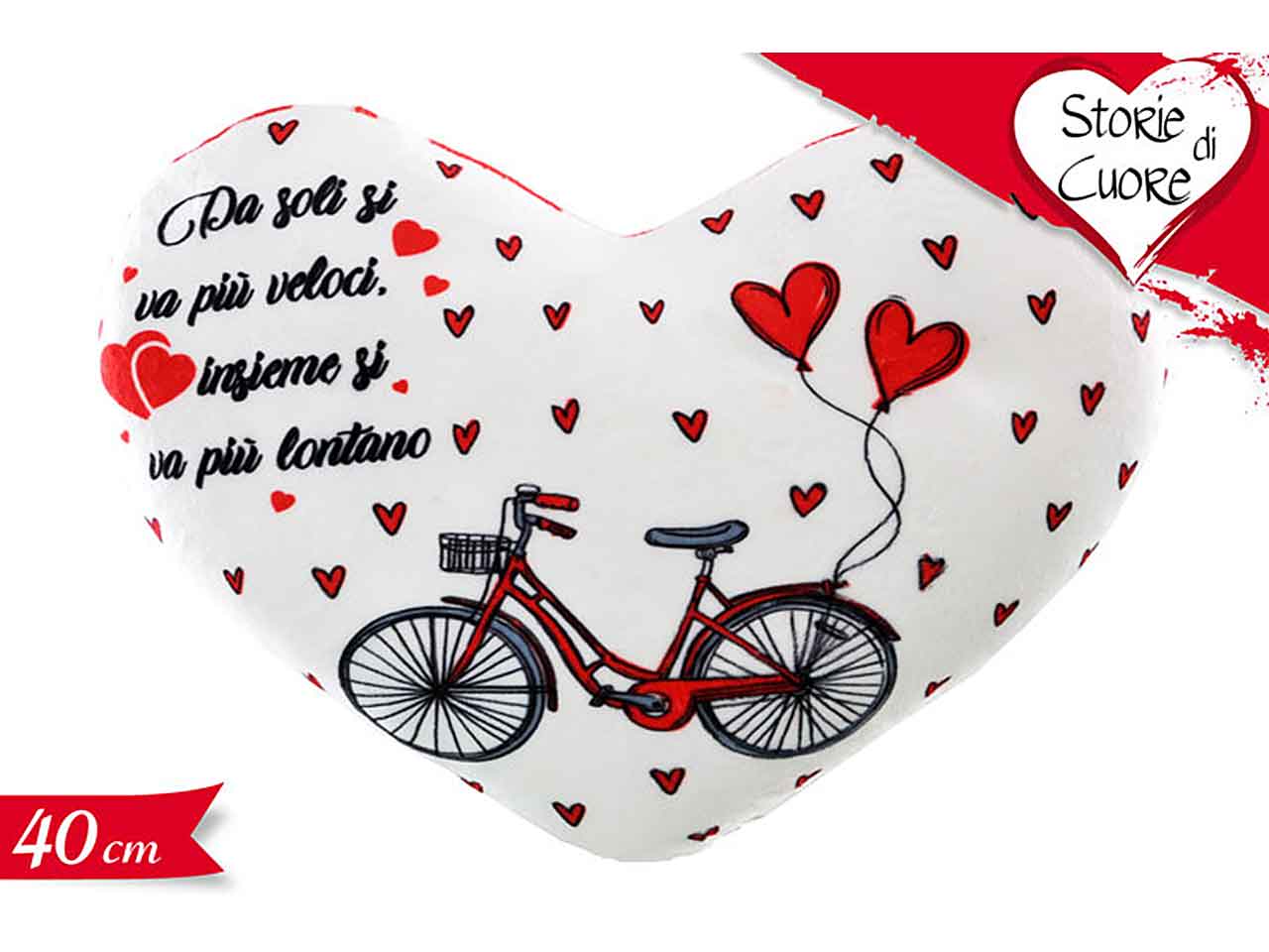 Cuscino cuore 40cm 557848