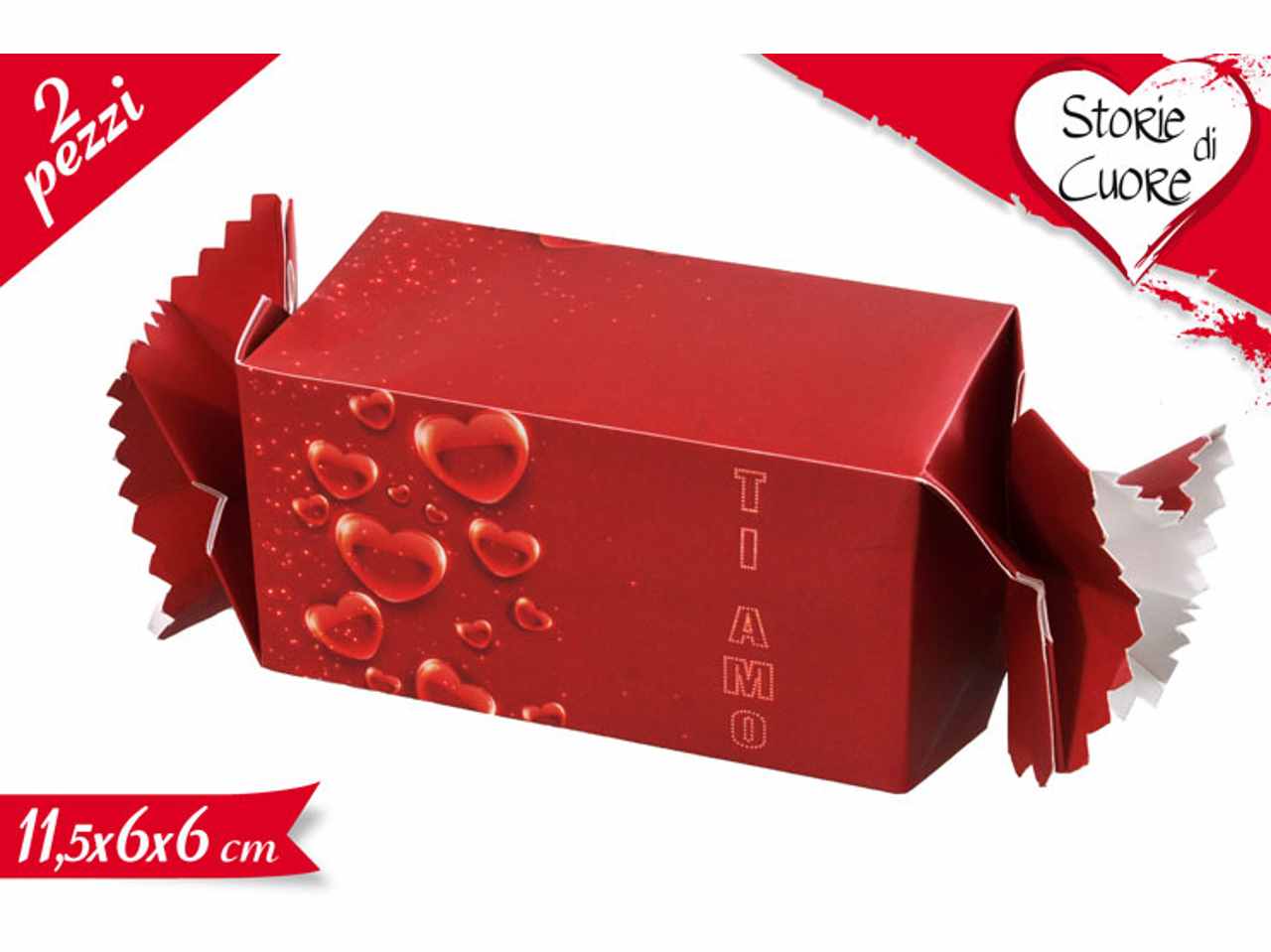 Scatola 2pezzi 11,5x6x6cm