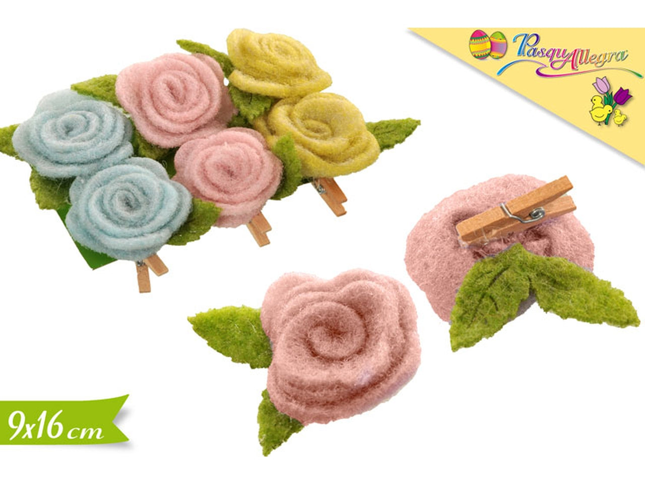 Mollette la confezione comprende 6 mollette assortite