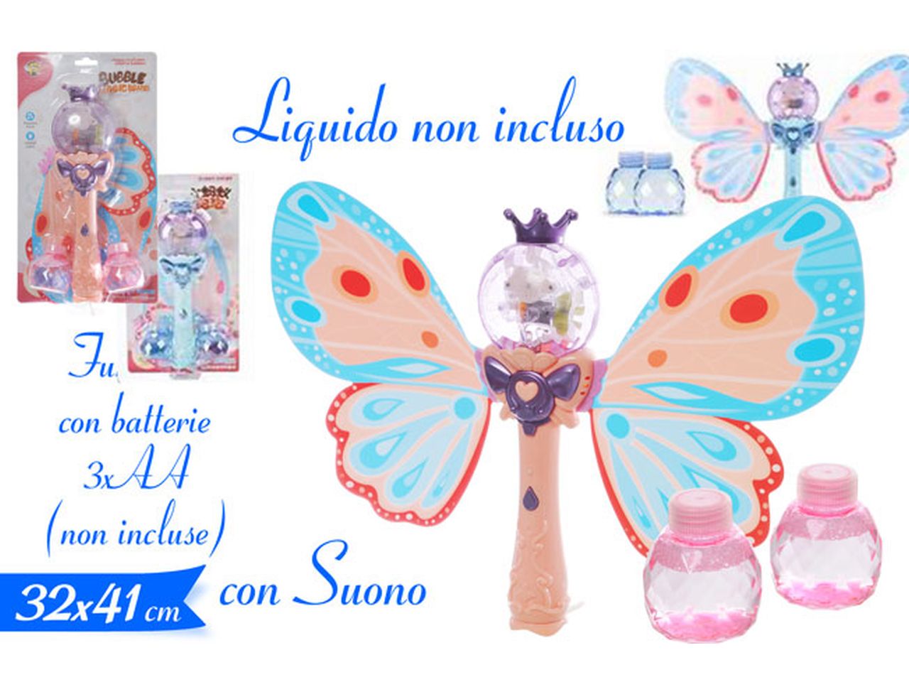 Scettro spara bolle di sapone
