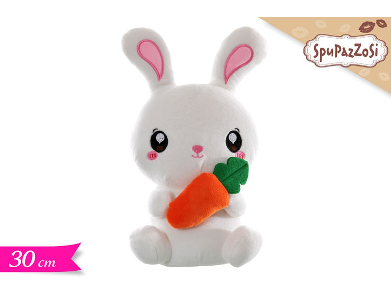 Coniglio con carota misura 30cm