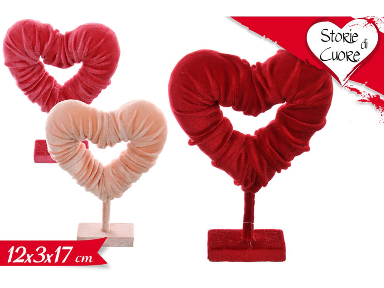 Decorazione con cuore assortita