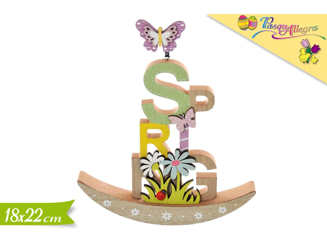 Decorazione scritta spring