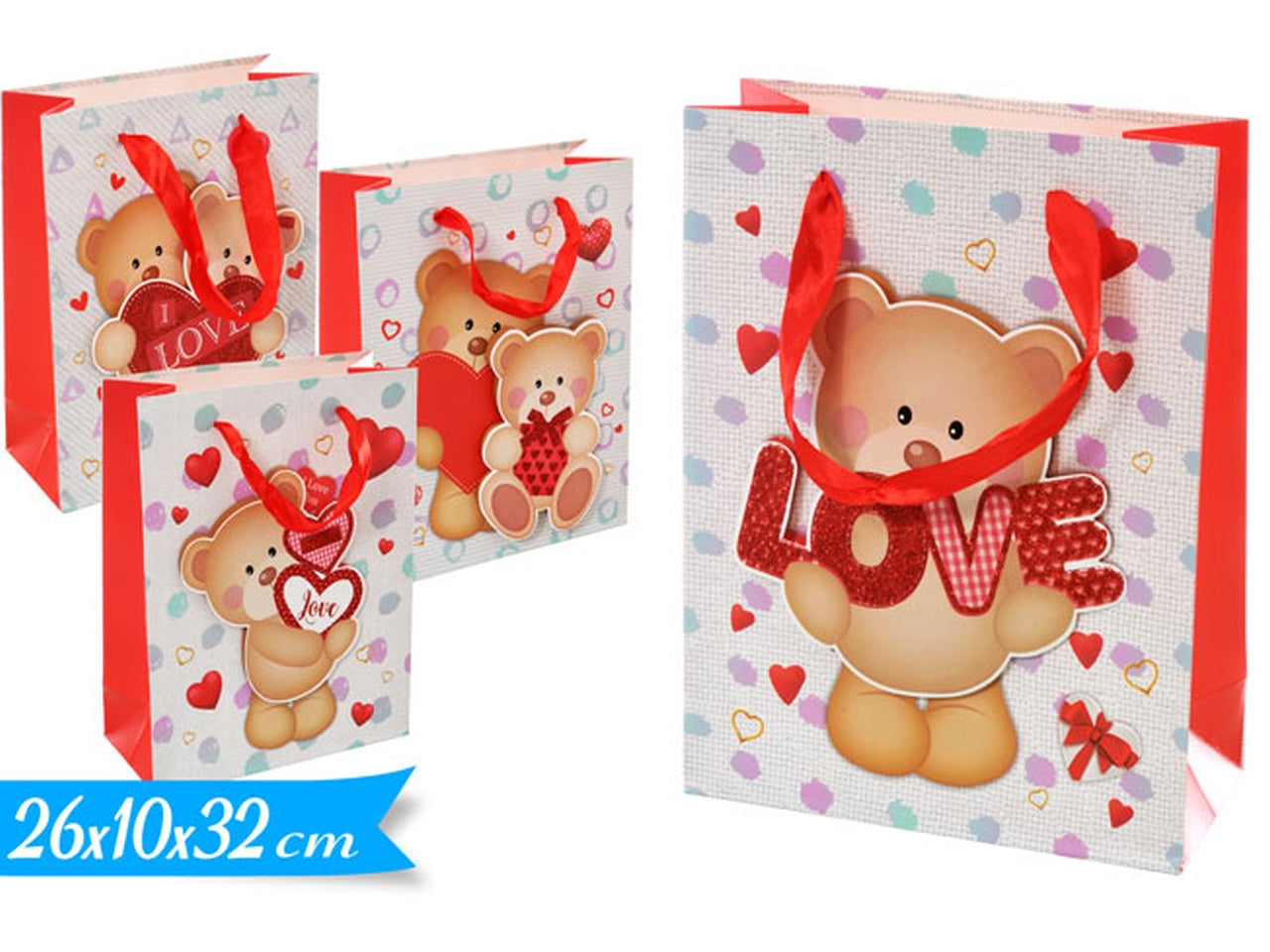 Busta misura 26x32x10cm assortita